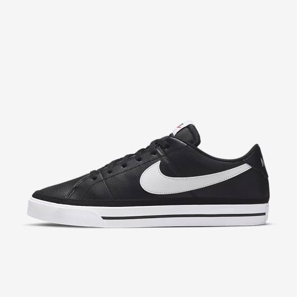 Nike Court Legacy Sneakers Herren Schwarz Weiß | NK268FLU