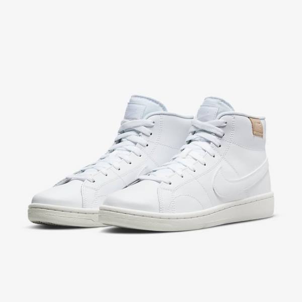 Nike Court Royale 2 Mid Sneakers Damen Weiß | NK792GPM