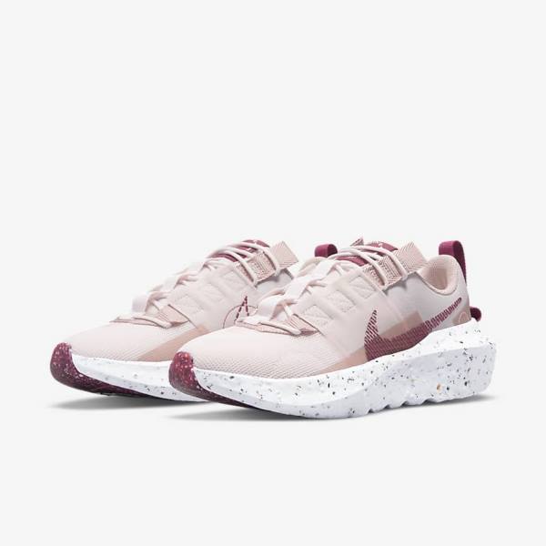 Nike Crater Impact Sneakers Damen Hellrosa Weiß Bordeaux | NK628CKB