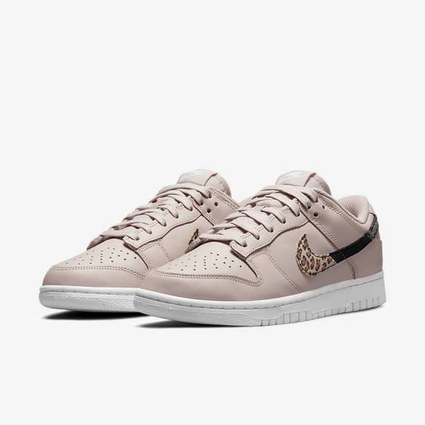 Nike Dunk Low SE Sneakers Damen Khaki Grau Khaki Grau Mehrfarbig | NK528AFB