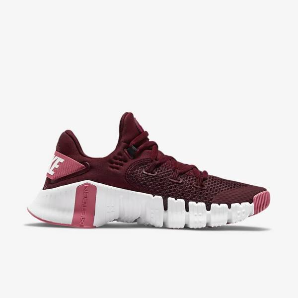 Nike Free Metcon 4 Sportschuhe Damen Rosa Weiß Gelb | NK567LZW