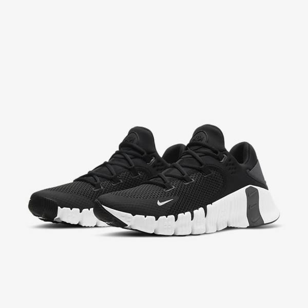 Nike Free Metcon 4 Sportschuhe Damen Schwarz Grau | NK576FML