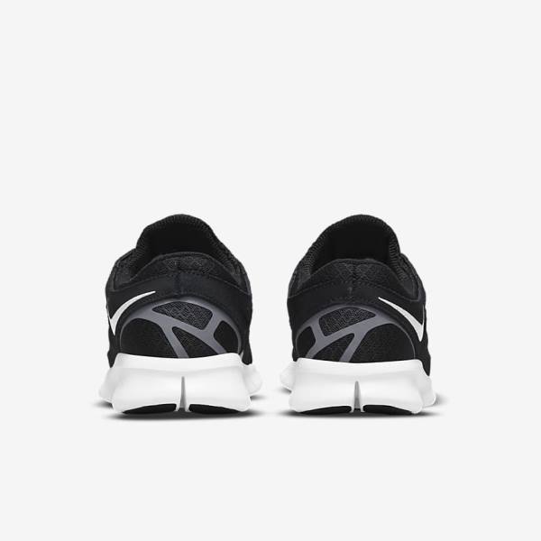 Nike Free Run 2 Sneakers Damen Schwarz Dunkelgrau Weiß | NK814BMA