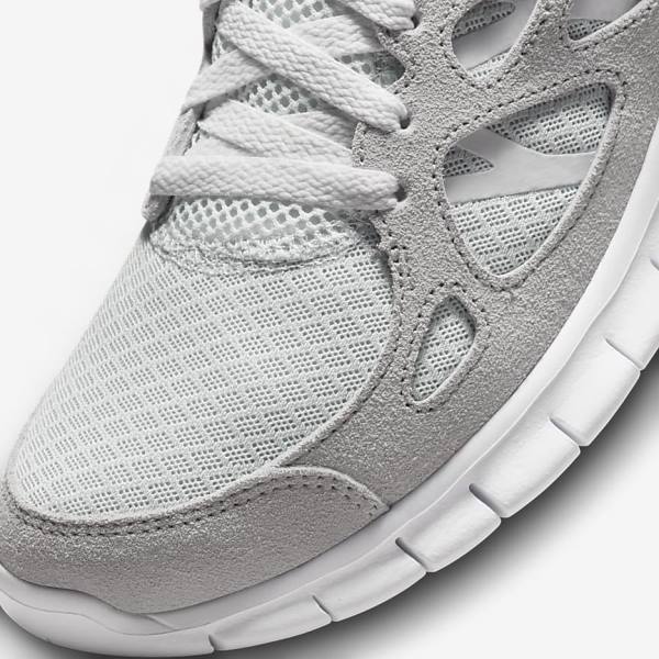 Nike Free Run 2 Sneakers Herren Grau Weiß Platin | NK148SEA