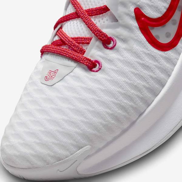 Nike Giannis Immortality Basketballschuhe Herren Weiß Rosa Platin Rot | NK246VZQ