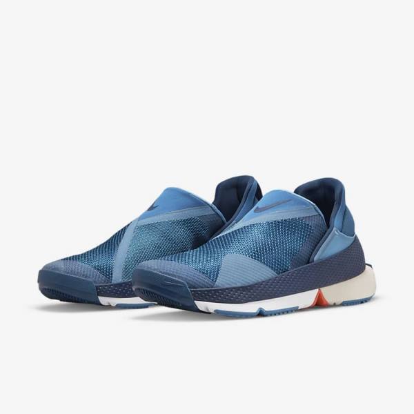 Nike Go FlyEase Sneakers Damen Blau Weiß | NK935EYD