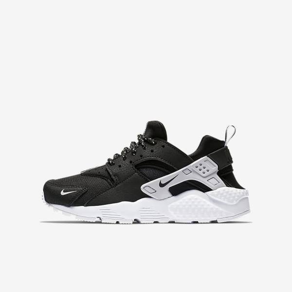 Nike Huarache SE Older Sneakers Kinder Schwarz Weiß | NK290SVE