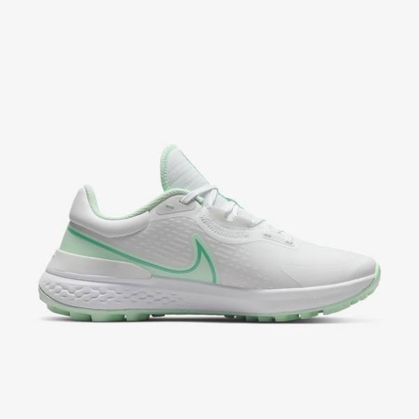 Nike Infinity Pro 2 Golfschuhe Herren Weiß Türkis Mintfarben | NK602WFP