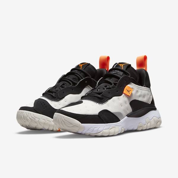 Nike Jordan Delta 2 Sneakers Damen Schwarz Weiß Orange | NK896SEX