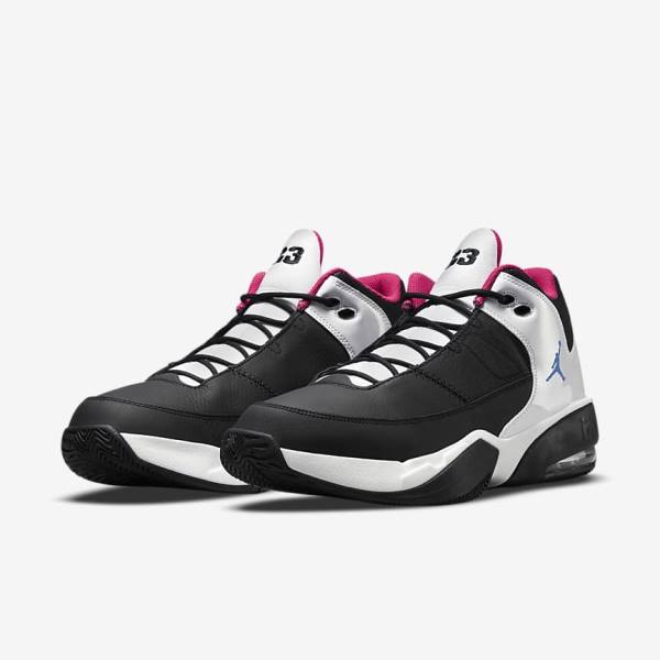 Nike Jordan Max Aura 3 Sneakers Herren Schwarz Weiß Rosa Blau | NK421KIR