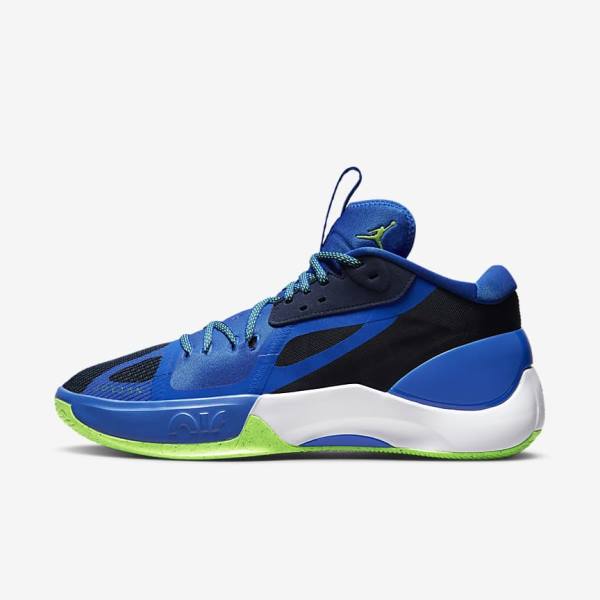 Nike Jordan Zoom Separate Jordan Schuhe Herren Navy Blau Weiß Grün | NK016JOM