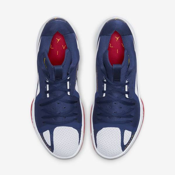 Nike Jordan Zoom Separate Jordan Schuhe Herren Navy Weiß Rot Gold | NK851GSW