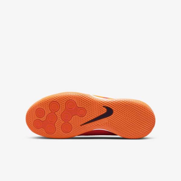 Nike Jr. Phantom GT2 Academy IC Older Indoor Court Fußballschuhe Kinder Orange Hellrot Schwarz | NK491CZU