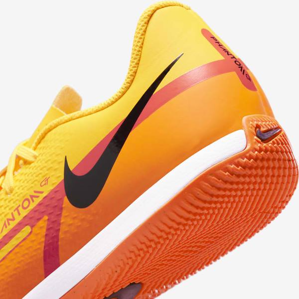 Nike Jr. Phantom GT2 Academy IC Older Indoor Court Fußballschuhe Kinder Orange Hellrot Schwarz | NK491CZU