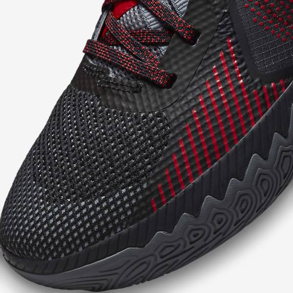 Nike Kyrie Flytrap 5 Basketballschuhe Herren Schwarz Grau Rot | NK569BKF