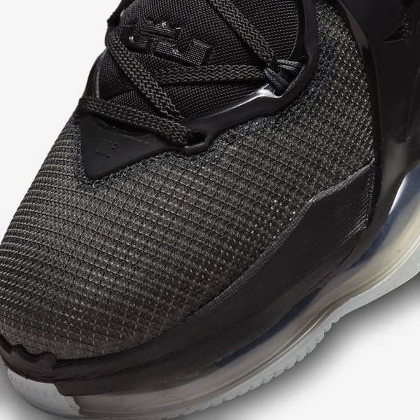 Nike LeBron 19 Basketballschuhe Herren Schwarz Dunkelgrau Grün | NK152AWO