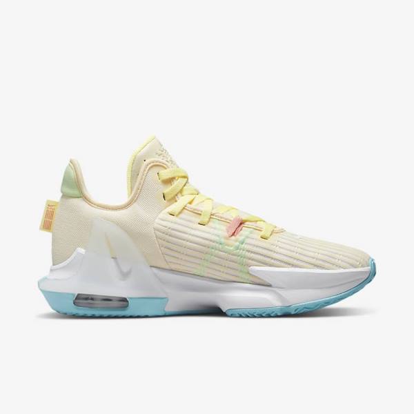 Nike LeBron Witness 6 Basketballschuhe Damen Grün Blau | NK576XLJ