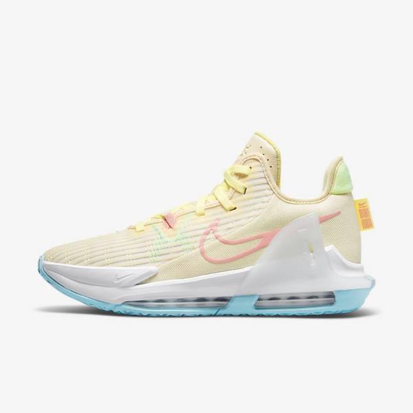 Nike LeBron Witness 6 Basketballschuhe Damen Grün Blau | NK576XLJ