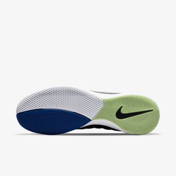 Nike Lunar Gato II IC Indoor Court Fußballschuhe Herren Schwarz Hellblau Hellgrün | NK657QJD