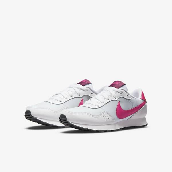 Nike MD Valiant Older Sneakers Kinder Platin Dunkelgrau Rosa | NK146LIR