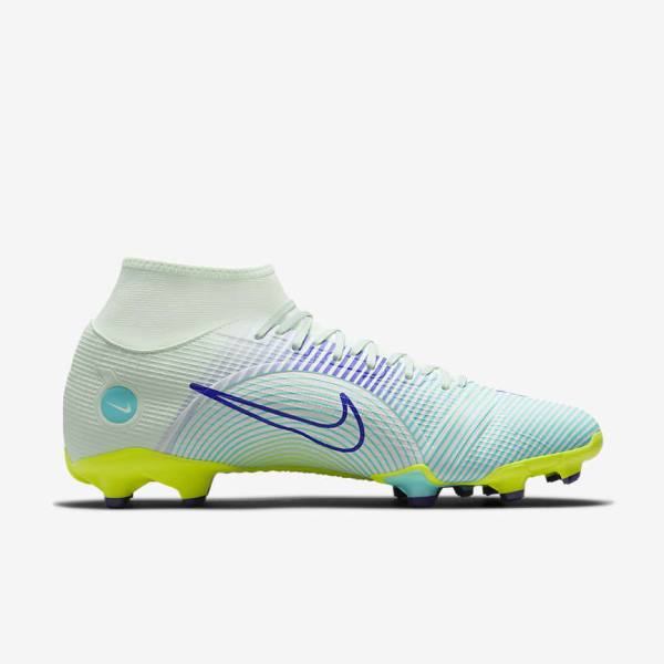 Nike Mercurial Dream Speed Superfly 8 Academy MG Multi-Grounds Fußballschuhe Herren Grün Lila Grün | NK071YFN