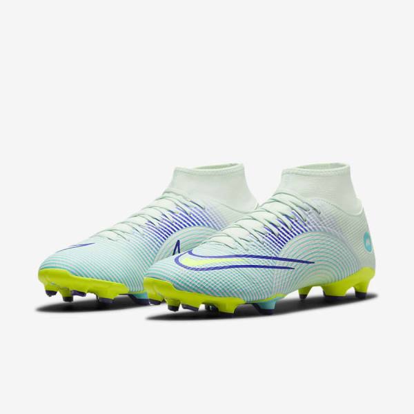 Nike Mercurial Dream Speed Superfly 8 Academy MG Multi-Grounds Fußballschuhe Herren Grün Lila Grün | NK071YFN