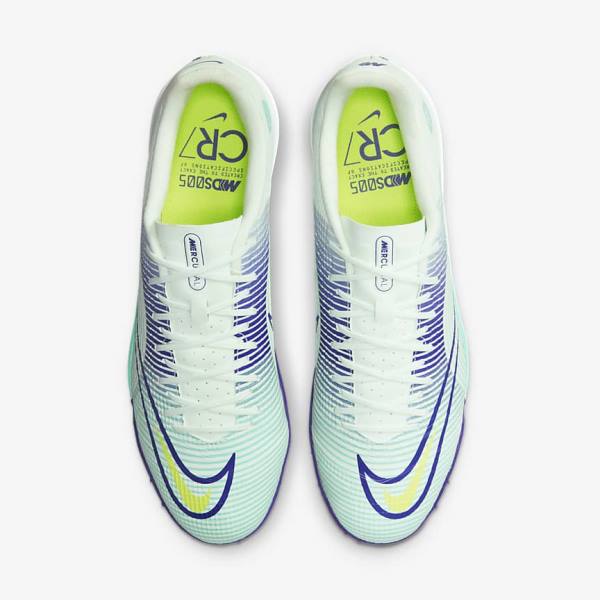 Nike Mercurial Dream Speed Vapor 14 Academy TF Turf Fußballschuhe Herren Grün Lila Grün | NK906ETG