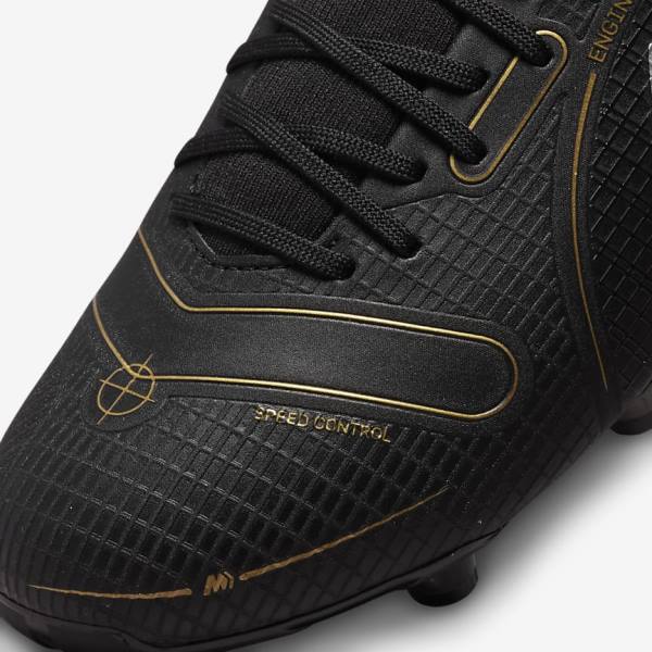 Nike Mercurial Superfly 8 Academy MG Multi-Grounds Fußballschuhe Damen Schwarz Metal Silber Grau Metal Gold | NK178RDE