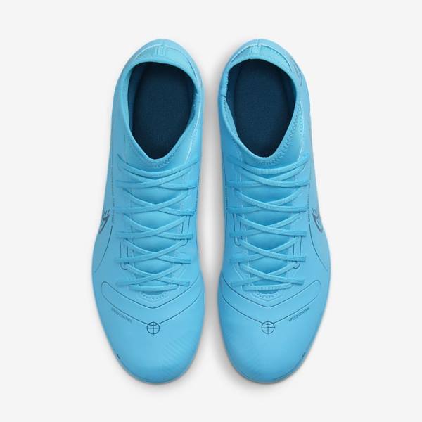 Nike Mercurial Superfly 8 Club MG Multi-Grounds Fußballschuhe Damen Blau Orange | NK128FVY