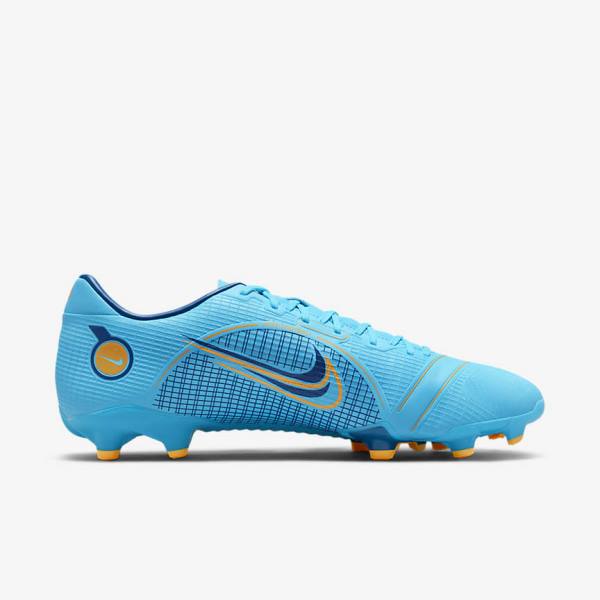 Nike Mercurial Vapor 14 Academy MG Multi-Ground Fußballschuhe Damen Blau Orange | NK026SCP