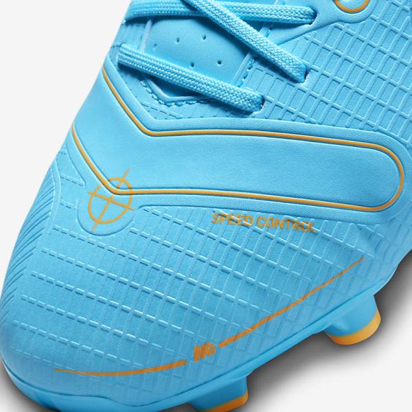 Nike Mercurial Vapor 14 Academy MG Multi-Ground Fußballschuhe Damen Blau Orange | NK026SCP