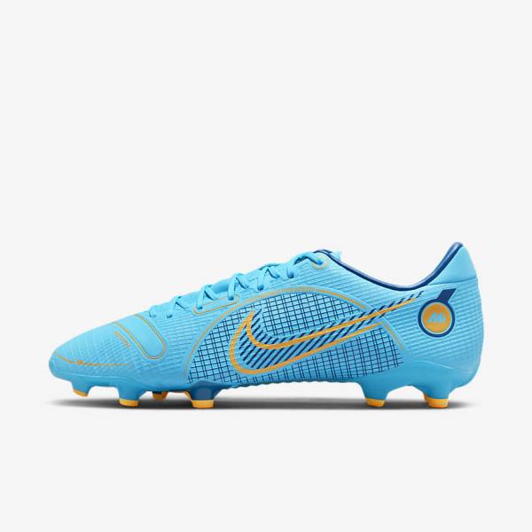 Nike Mercurial Vapor 14 Academy MG Multi-Ground Fußballschuhe Damen Blau Orange | NK026SCP