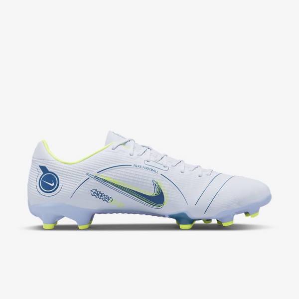 Nike Mercurial Vapor 14 Academy MG Multi-Ground Fußballschuhe Damen Grau Hellblau Blau | NK586FGK