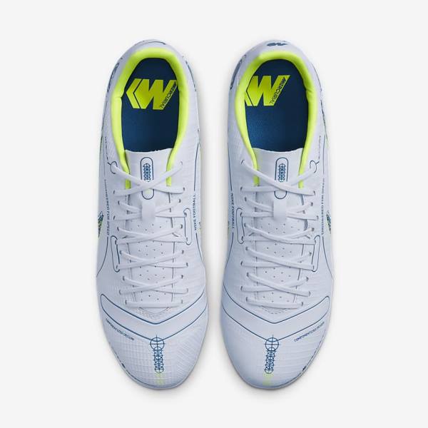 Nike Mercurial Vapor 14 Academy MG Multi-Ground Fußballschuhe Herren Grau Hellblau Blau | NK764TPV