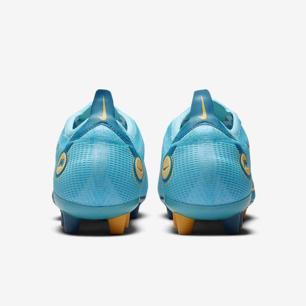 Nike Mercurial Vapor 14 Elite AG Artificial-Grounds Fußballschuhe Damen Blau Orange | NK620OWB