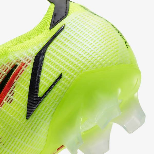 Nike Mercurial Vapor 14 Elite FG Firm-Ground Fußballschuhe Damen Schwarz Hellrot | NK067LHK