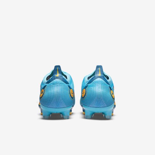 Nike Mercurial Vapor 14 Elite FG Firm-Grounds Fußballschuhe Damen Blau Orange | NK148ELH