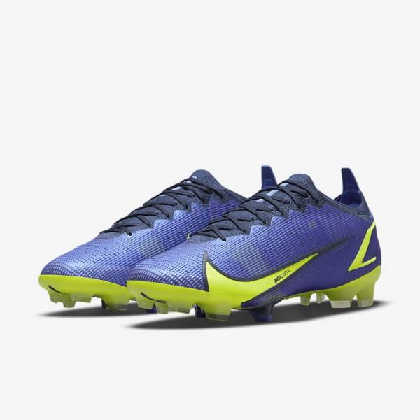 Nike Mercurial Vapor 14 Elite FG Firm-Ground Fußballschuhe Damen Blau | NK346QEF