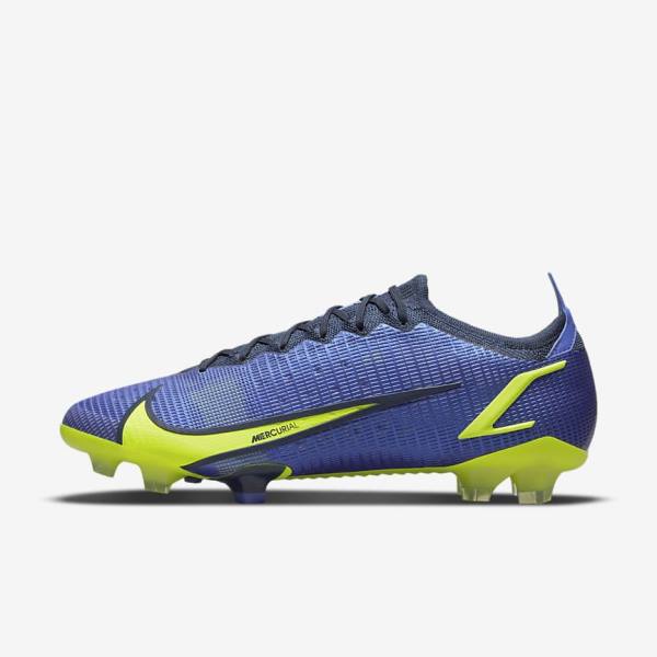 Nike Mercurial Vapor 14 Elite FG Firm-Ground Fußballschuhe Damen Blau | NK346QEF