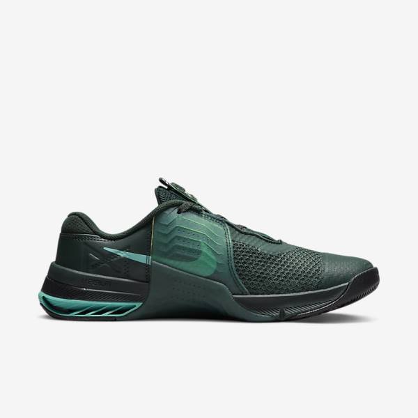 Nike Metcon 7 Sportschuhe Damen Grün Türkis Schwarz Mehrfarbig | NK142UEO