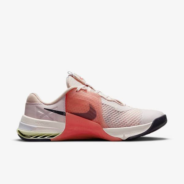 Nike Metcon 7 Sportschuhe Damen Hellrosa Hellgrün Lila | NK780MKG