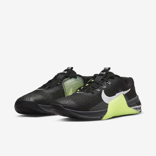 Nike Metcon 7 Sportschuhe Damen Schwarz Grau Weiß | NK301ZFX