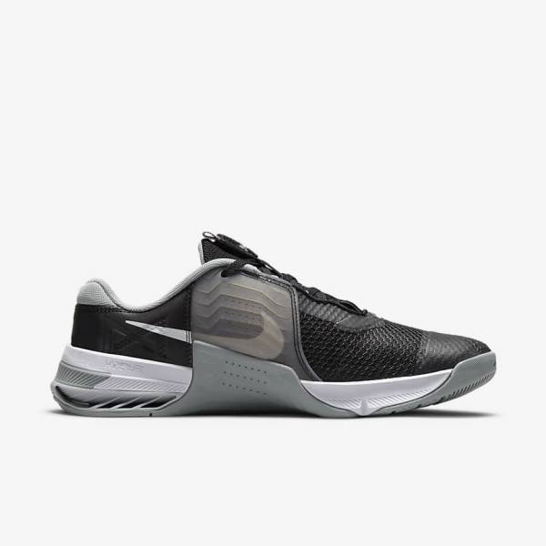 Nike Metcon 7 Sportschuhe Herren Schwarz Grau Weiß Platin | NK197AYZ