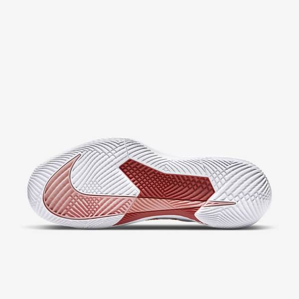 Nike NikeCourt Air Zoom Vapor Pro Hard-Court Tennisschuhe Damen Weiß Koralle Rot | NK139WQP