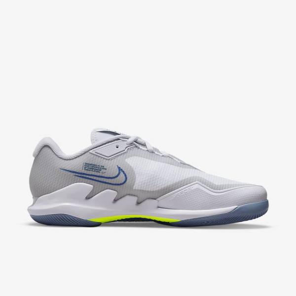 Nike NikeCourt Air Zoom Vapor Pro Hard-Court Tennisschuhe Herren Weiß Grau Navy | NK301OYB