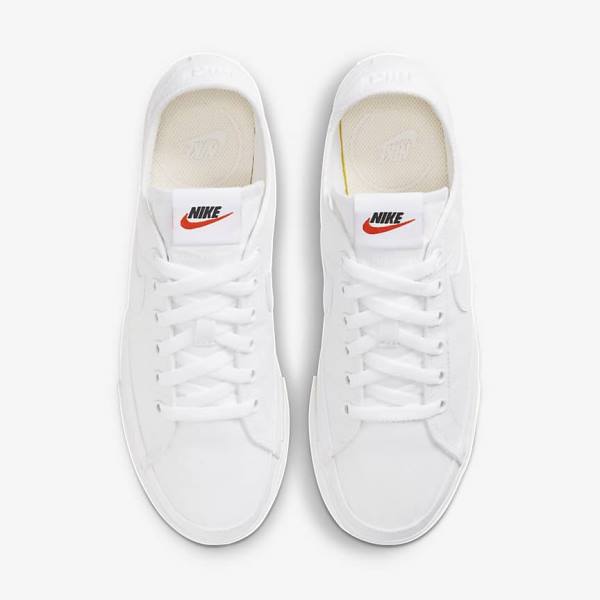 Nike NikeCourt Legacy Canvas Sneakers Damen Weiß | NK072BOE