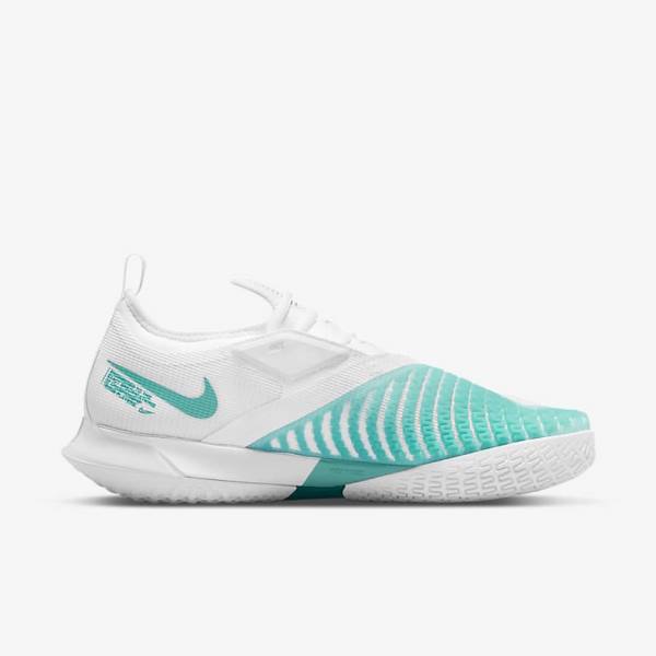 Nike NikeCourt React Vapor NXT Hard-Court Tennisschuhe Herren Weiß Rot Bordeaux Türkis | NK609LGT