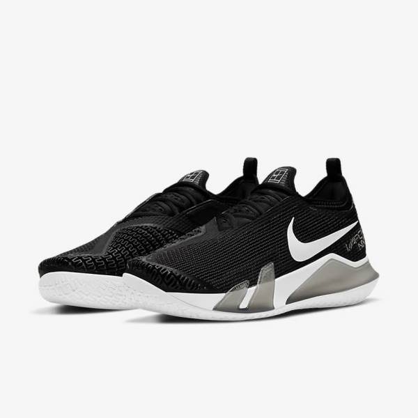 Nike NikeCourt React Vapor NXT Hard-Court Tennisschuhe Herren Schwarz Weiß | NK643LSH