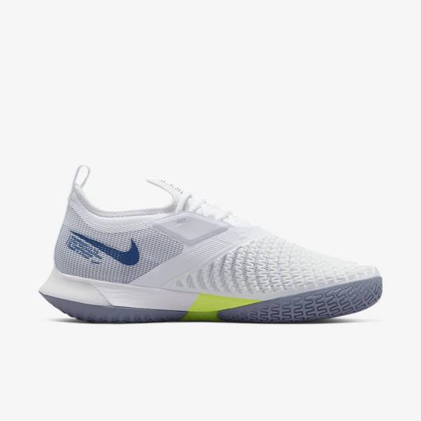 Nike NikeCourt React Vapor NXT Hard-Court Tennisschuhe Herren Weiß Navy | NK920YQT