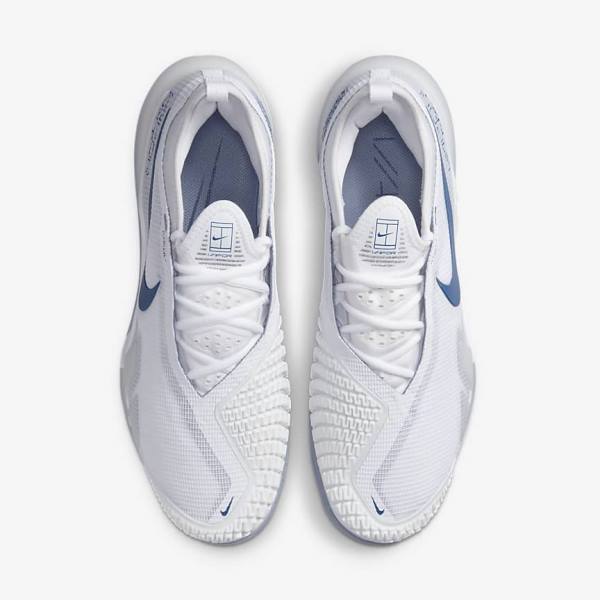 Nike NikeCourt React Vapor NXT Hard-Court Tennisschuhe Herren Weiß Navy | NK920YQT